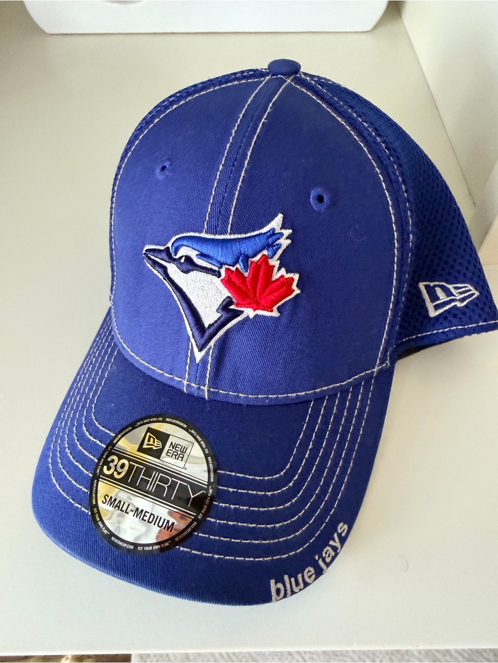 NEW ERA TORONTO BLUE JAYS Neo 39THIRTY Stretch Fit Cap Adult Size Small Medium